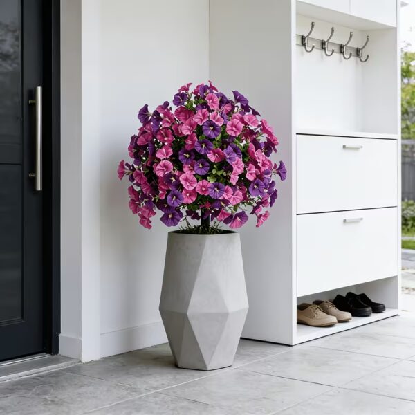 Panier suspendu petunias