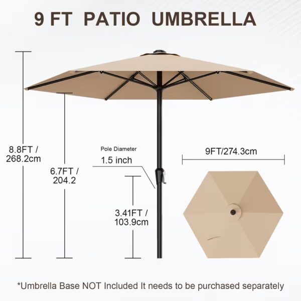 Parasol pour jardin